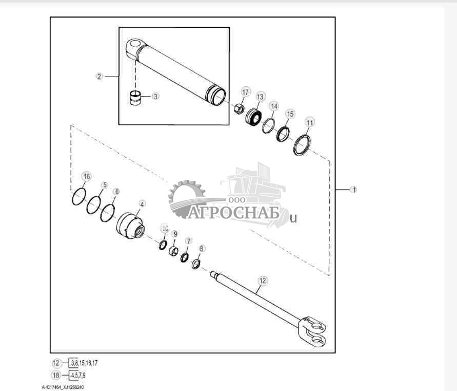 Boom Cylinder Components, Tool Carrier Linkage (TLC) 
